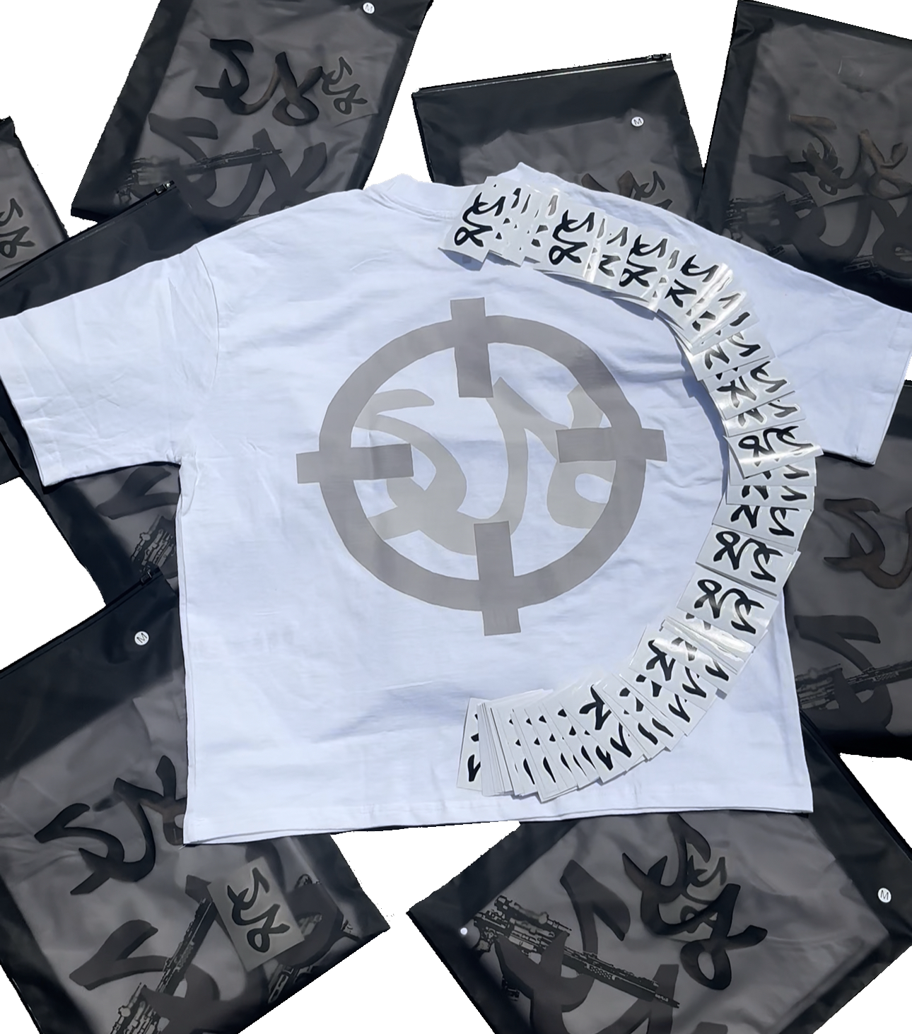 White AR15 Tee